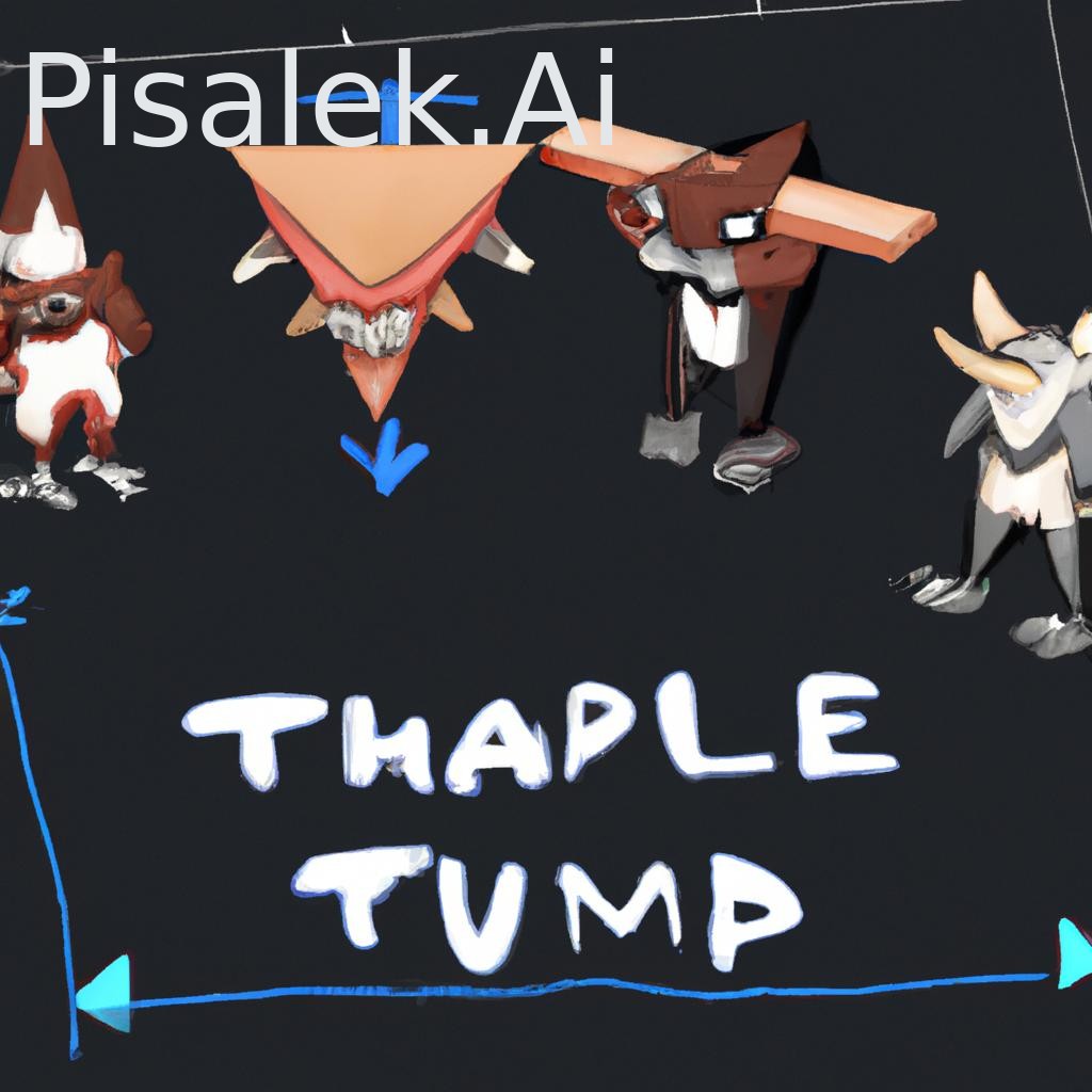 #A discord server picture with 5 bandits # each of them is a different animal # standing like the warp text feature on word "triangle up" position # they all have different kinds of guns # the middle one is a shark with 2 knives and an angry smile # in the middle there is a text: Market Heist
