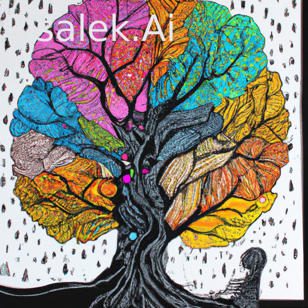 #A tree with leaves that change color according to the emotions of those nearby - pen and ink #acrylic #scratchboard.