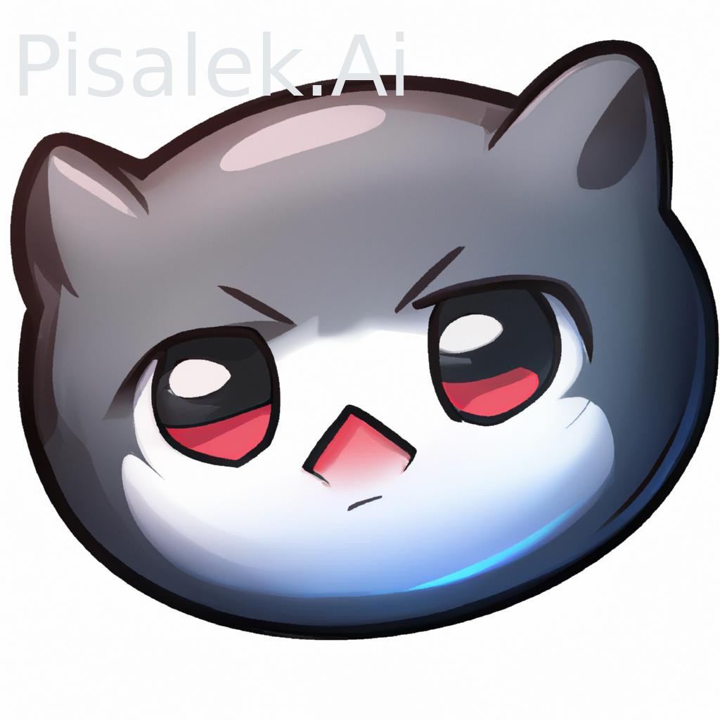 #anime style #cute round twitch mascot PNG tuber style #cat like #midly realistic