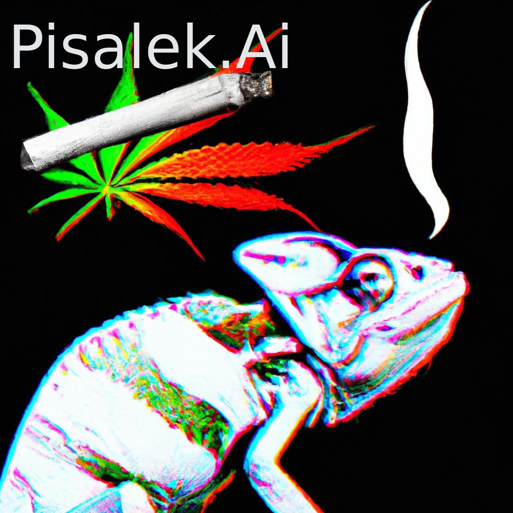 #chameleon #cannabis #joint #smoke #warhol