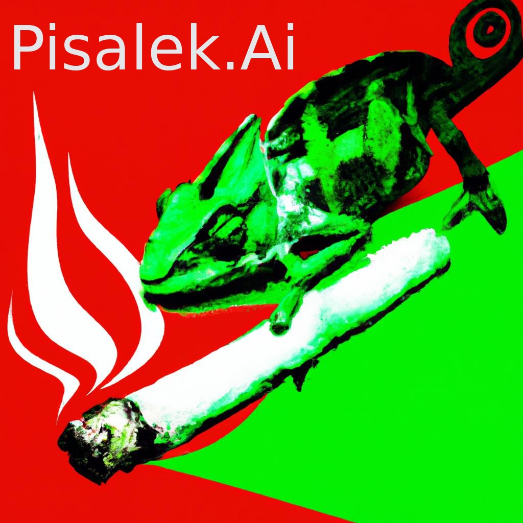 #chameleon #cannabis #joint #smoke #warhol