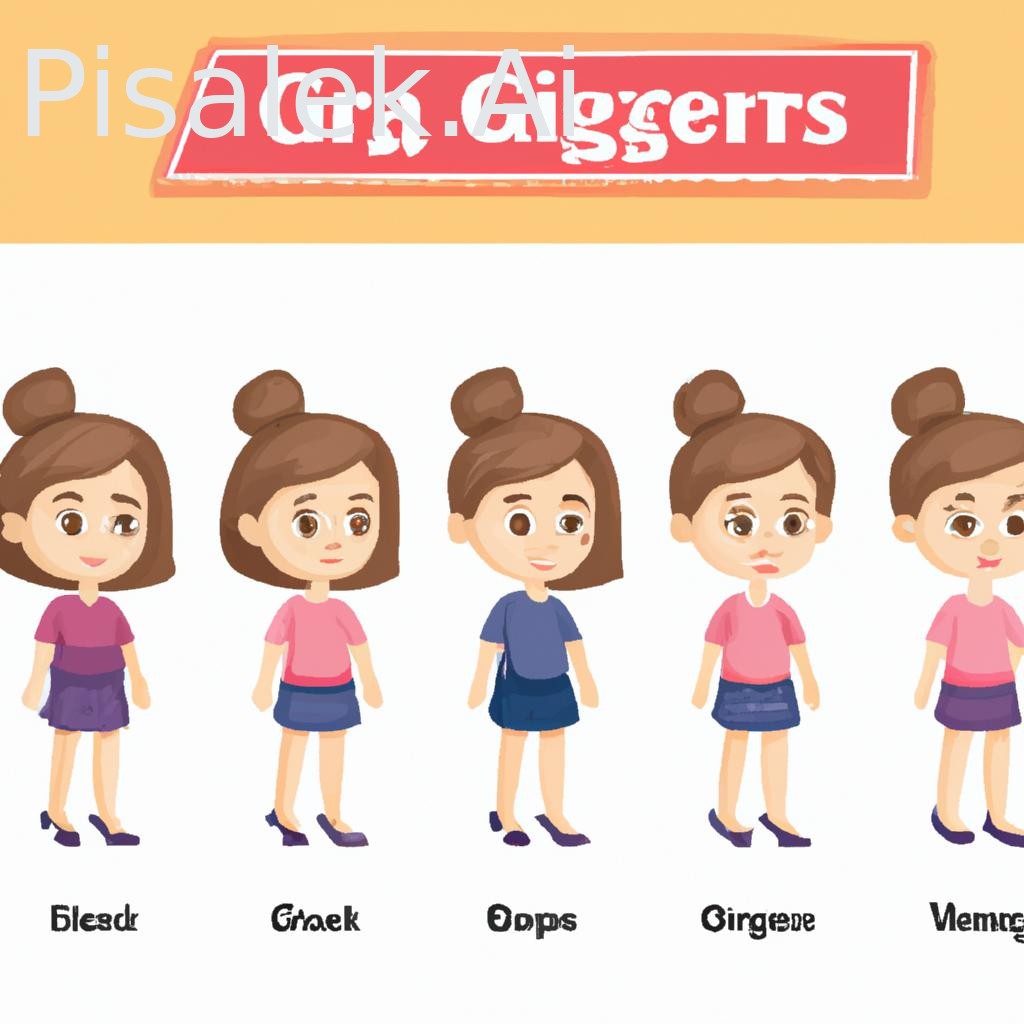 #growing girl age progression stages
