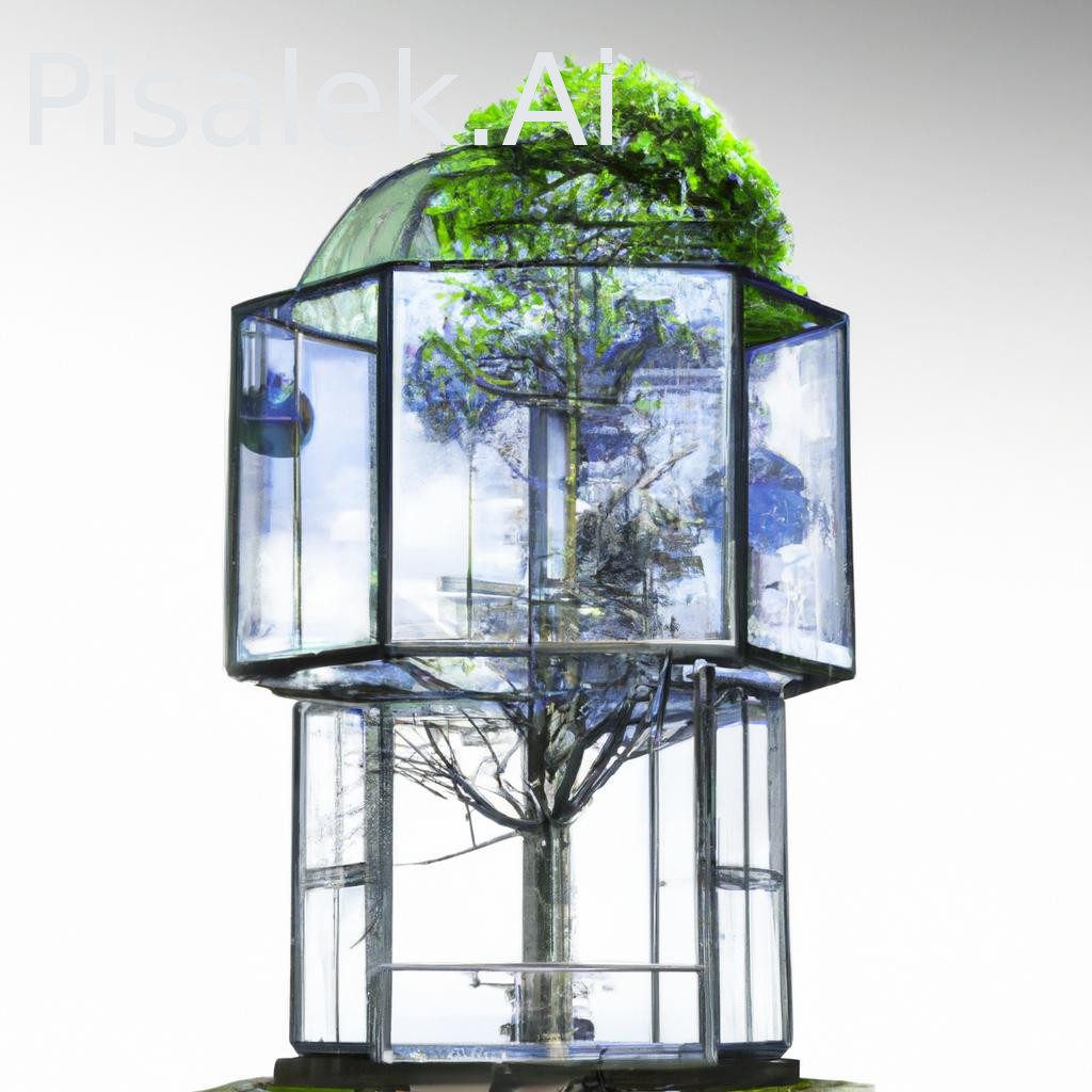 #Photorealstic #Highly detailed #circular all glass treeehouse