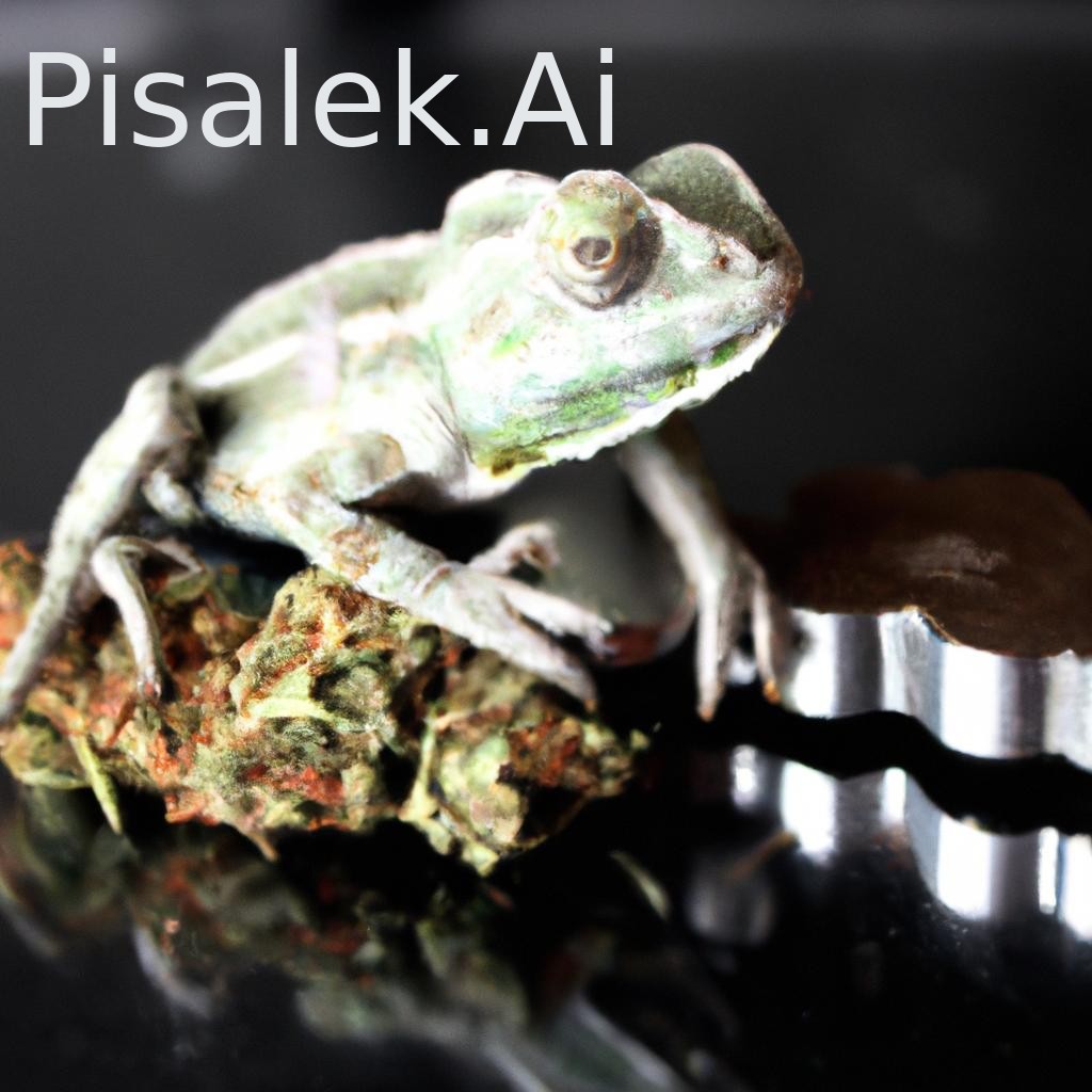 #stoned frog and chameleon #joints #cannabis buds #sitting on chrome #real nature
