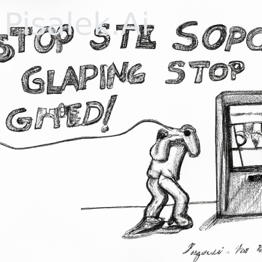 #stop gambling go outstop video game and digital addiction caricature drawing with pensil in black and white charge dont forget about the world outside