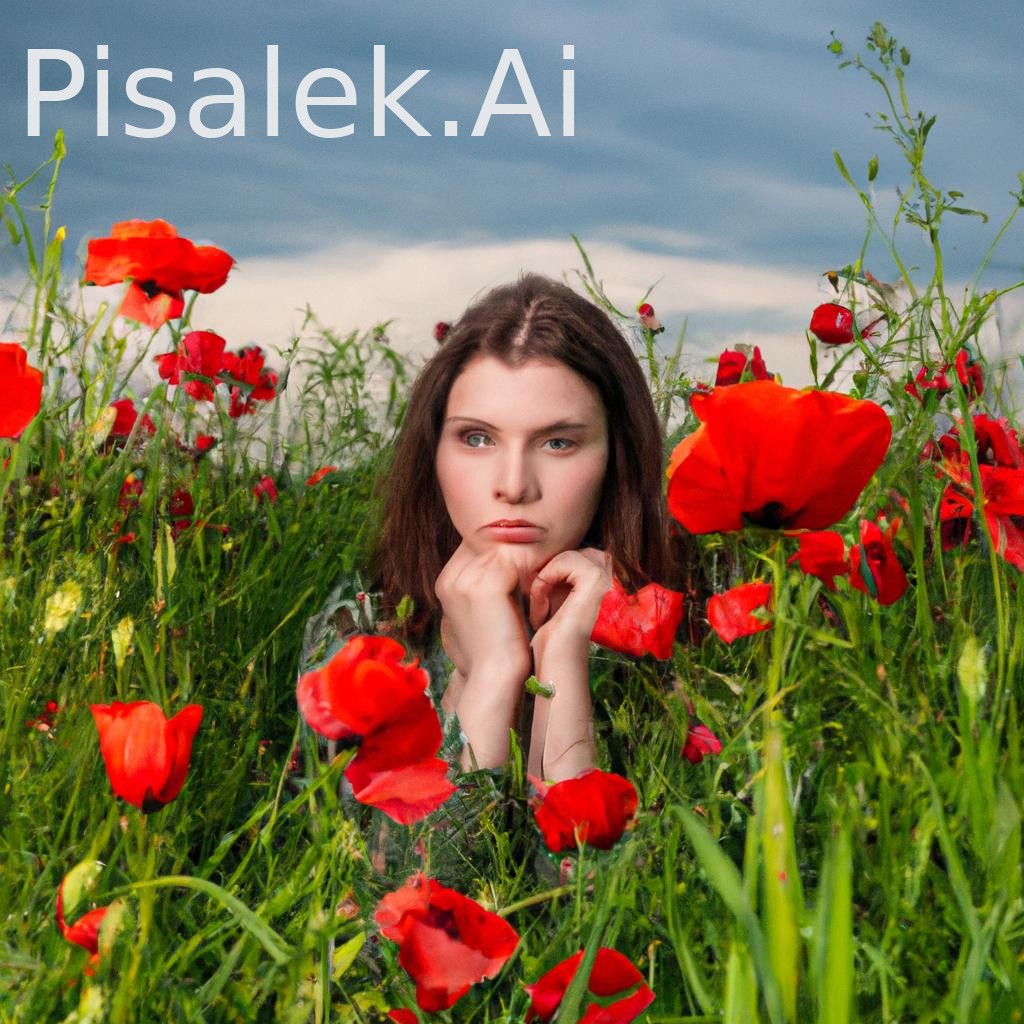 #Young girl in a poppy field